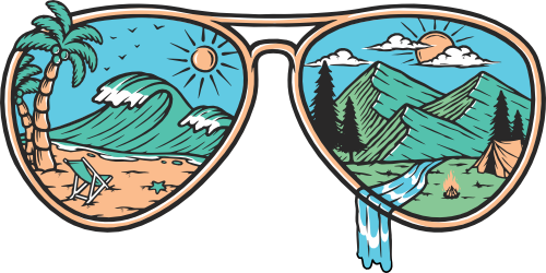 (405-2J) Sunglasses Landscape