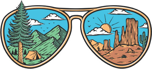 (405-2K) Sunglasses Landscape