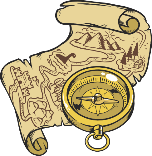 (405-2Q) Map Compass