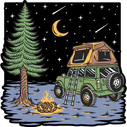 (405-1Z) Camper Landscape