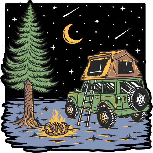 (405-1Z) Camper Landscape