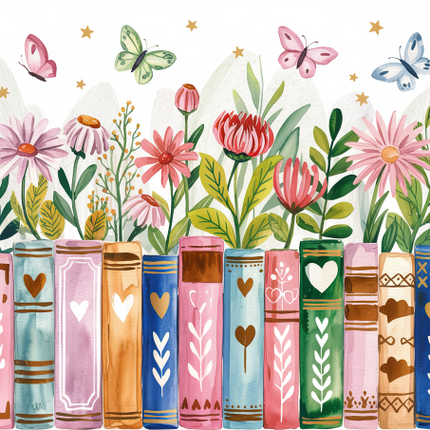 (e406-H) Floral Flower Books