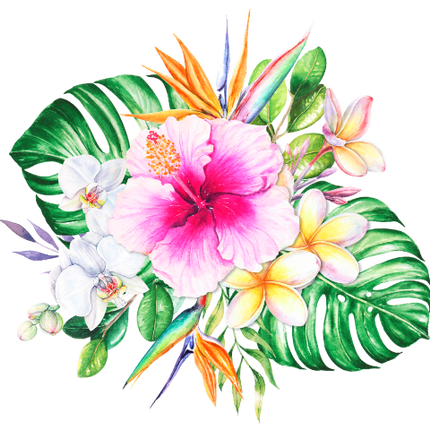 (407-02) Tropical Flowers