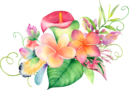 (407-02) Tropical Flowers