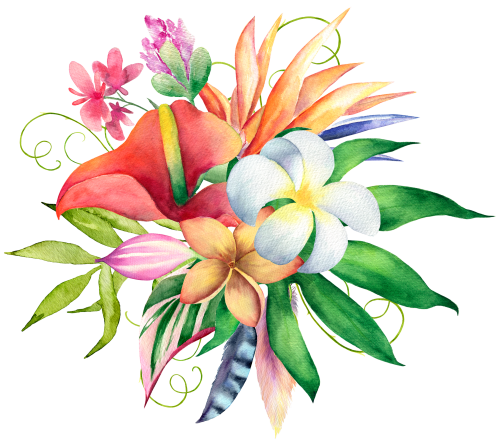(407-02) Tropical Flowers