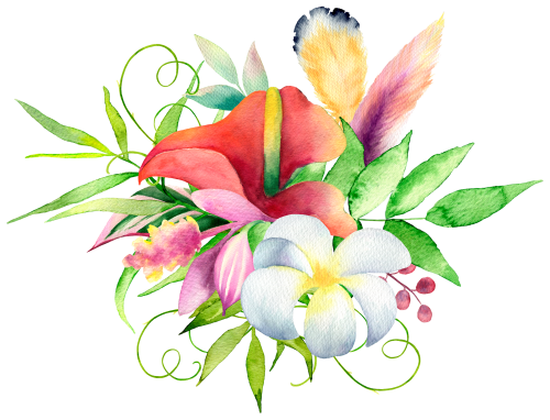 (407-02) Tropical Flowers