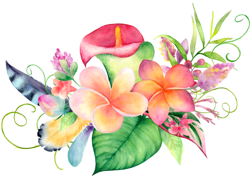 (407-02) Tropical Flowers