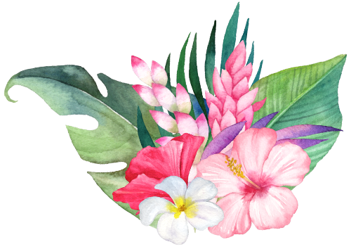 (407-02) Tropical Flowers