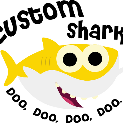 (409-10-B) Baby Shark Custom Family