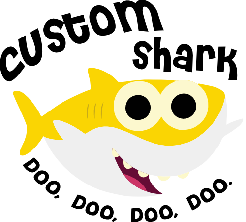 (409-10-B) Baby Shark Custom Family