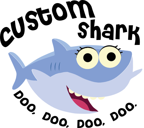 (409-10-C) Baby Shark Custom Family