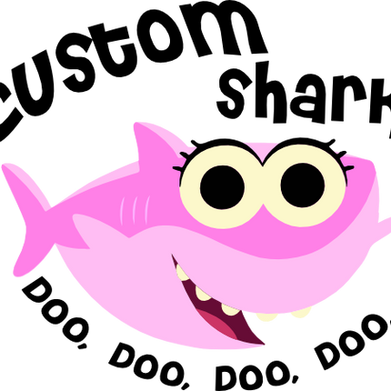 (409-10-D) Baby Shark Custom Family