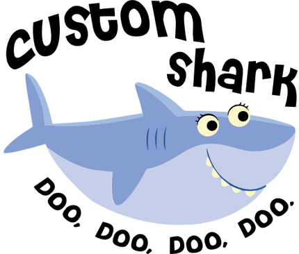 (409-10-F) Baby Shark Custom Family