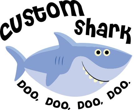(409-10-L) Baby Shark Custom Family