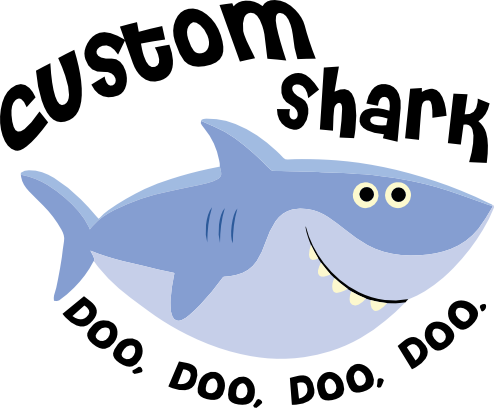 (409-10-L) Baby Shark Custom Family