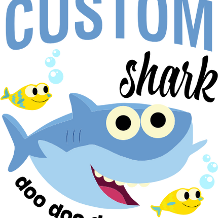 (409-11-A) Baby Shark Custom Family