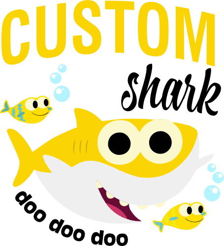 (409-11-E) Baby Shark Custom Family