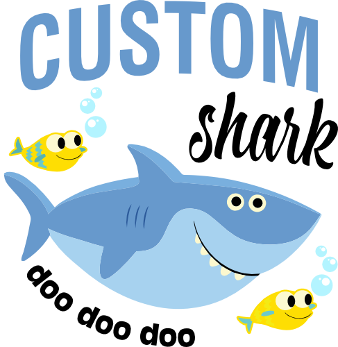 (409-11-F) Baby Shark Custom Family