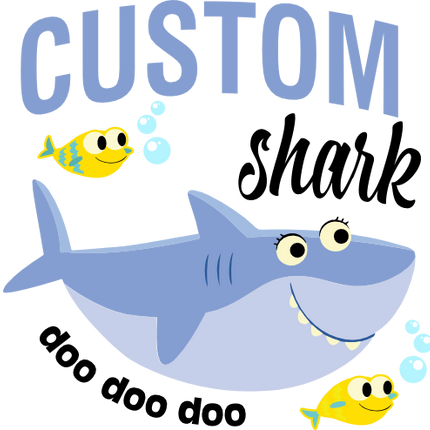 (409-11-G) Baby Shark Custom Family