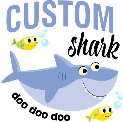 (409-11-G) Baby Shark Custom Family
