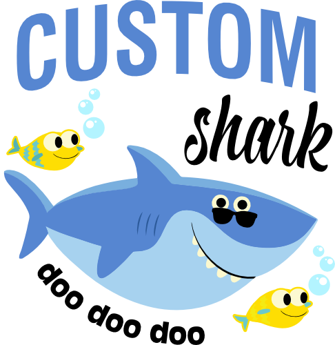 (409-11-J) Baby Shark Custom Family