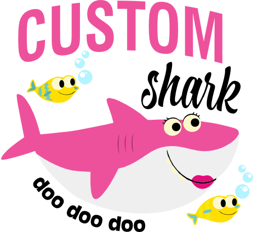 (409-11-L) Baby Shark Custom Family