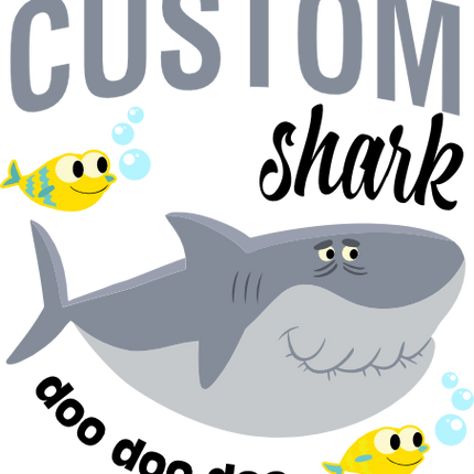 (409-11-M) Baby Shark Custom Family