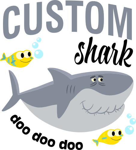 (409-11-M) Baby Shark Custom Family