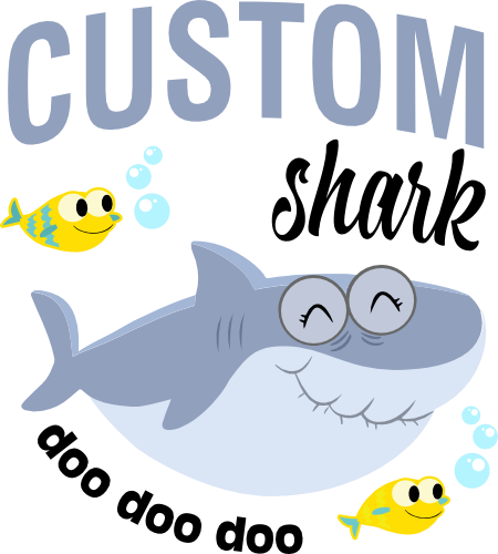 (409-11-O) Baby Shark Custom Family