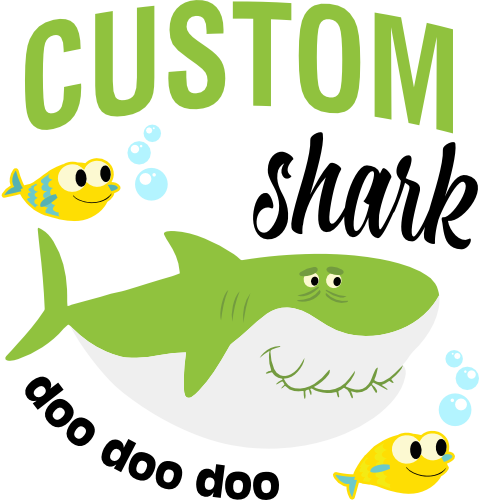 (409-11-P) Baby Shark Custom Family