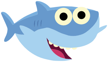(409-01-1E) Blue Baby Shark