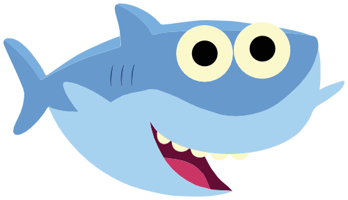 (409-01-1E) Blue Baby Shark