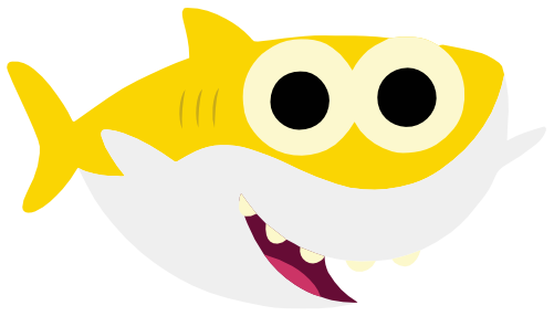 (409-01-1F) Yellow Baby Shark