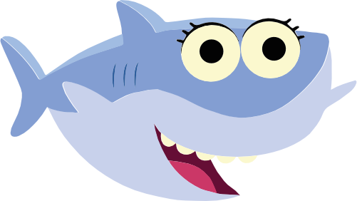 (409-01-1G) Blue Baby Shark