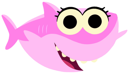 (409-01-1I) Pink Baby Shark