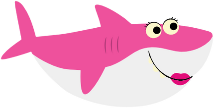 (409-01-1N) Pink Girl Shark