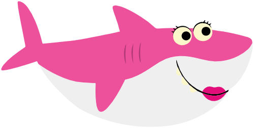 (409-01-1N) Pink Girl Shark