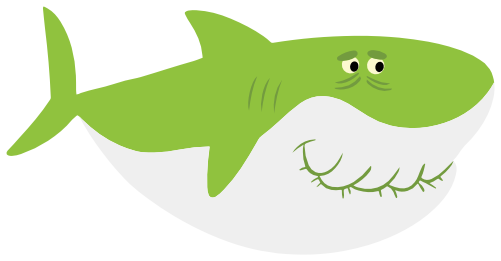 (409-01-1R) Green Shark