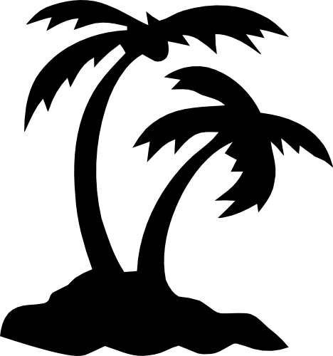 (040-01-I) Palm Tree Trees Tropical