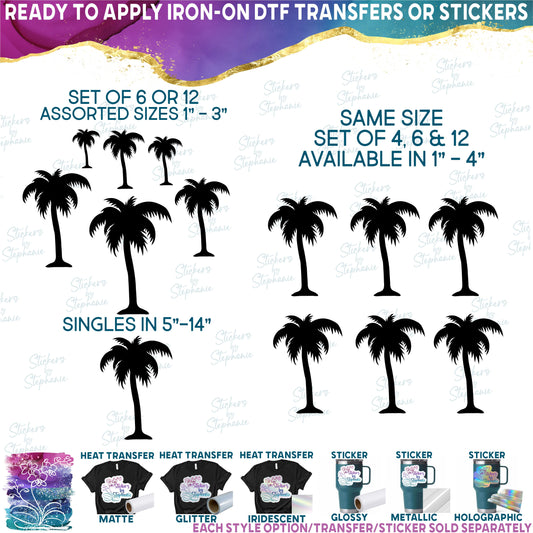(s040-1-N) Palm Tree Set or Single