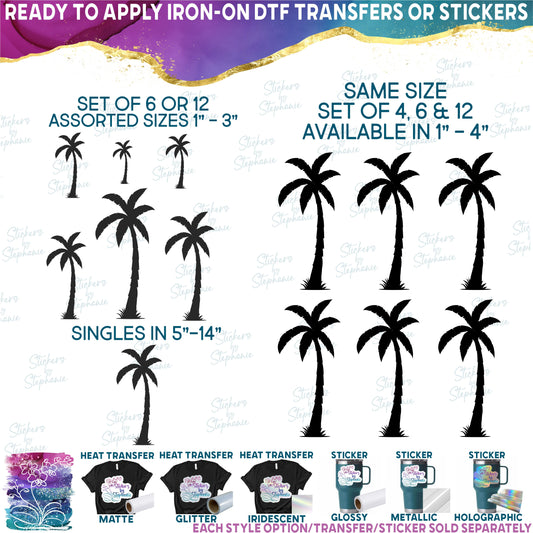 (s040-1-O) Palm Tree Set or Single