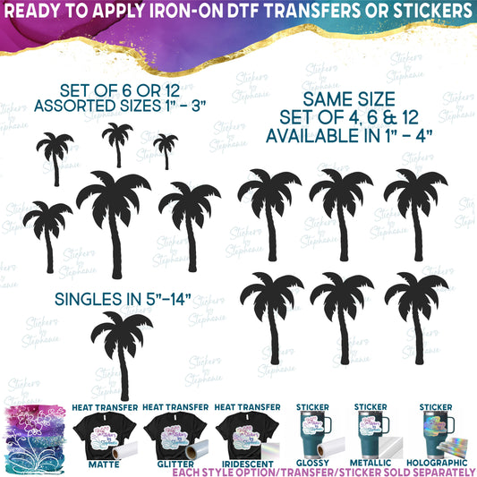 (s040-1-M) Palm Tree Set or Single