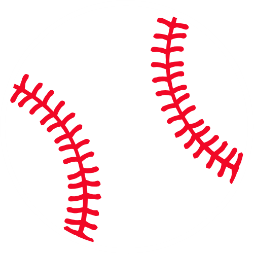 (s041-1) Full Color Baseball Softball Round Ball Red Laces