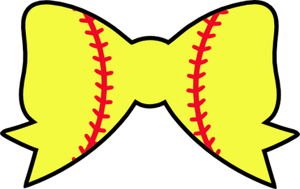 (041-02) Full Color Baseball Softball Bow