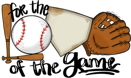 (041-04-1W) For the Love of the Game, Baseball, Softball, Split Ball