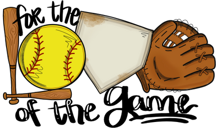 (041-04-1W) For the Love of the Game, Baseball, Softball, Split Ball