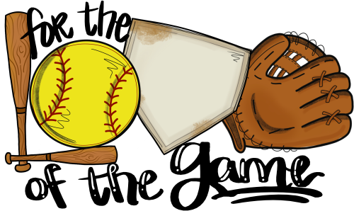 (041-04-1W) For the Love of the Game, Baseball, Softball, Split Ball