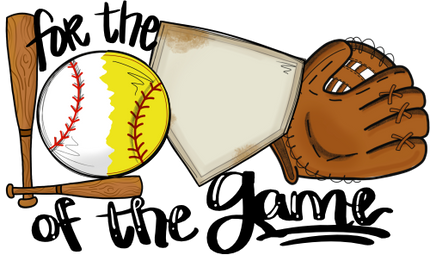 (041-04-1W) For the Love of the Game, Baseball, Softball, Split Ball