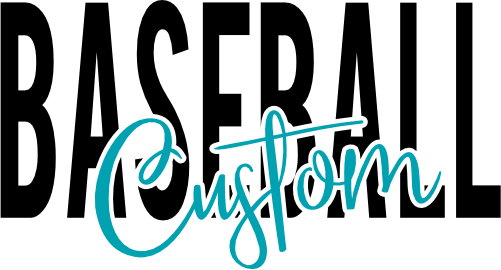 (041-06-1E) Baseball Custom Text Iron-On Transfer