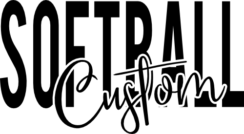 (041-06-1E) Softball Custom Text Iron-On Transfer